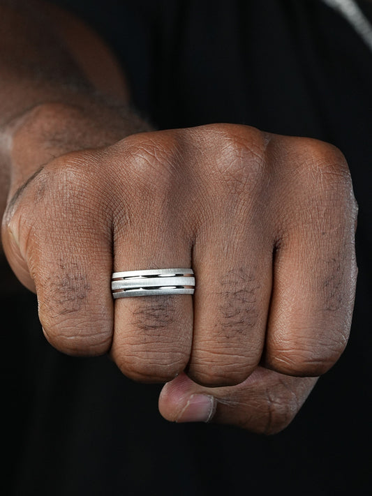 Classic Plain Wedding Band Ring - 925 Silver