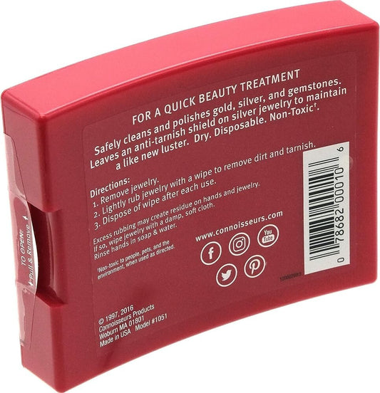 Connoisseurs Jewelry Wipes Gold and Silver Cleaner 25 Count Imported from eBay HarlemBling