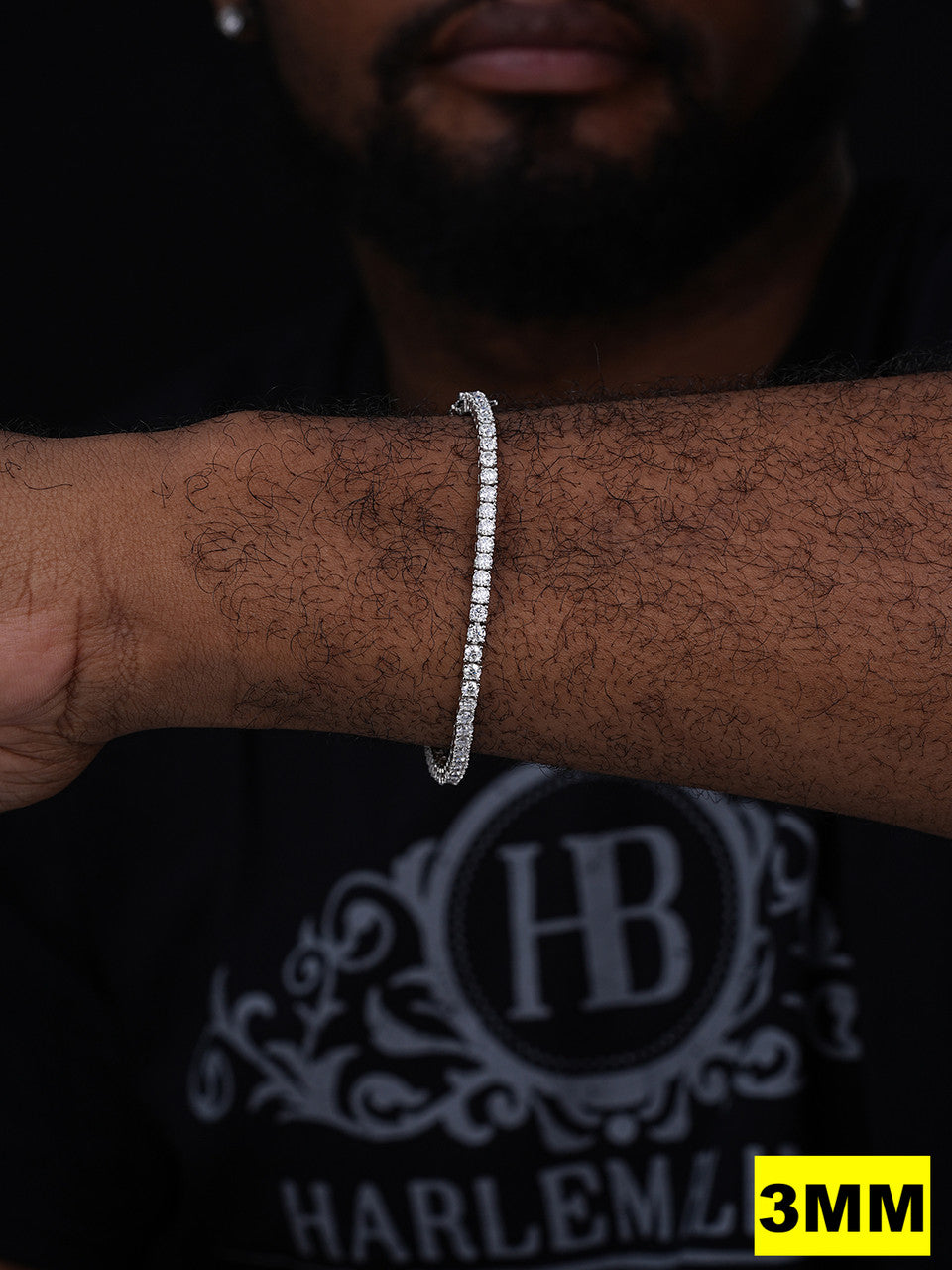 MOISSANITE #1 BESTSELLER Tennis Bracelet Iced Out - 14k Gold Vermeil, Rose Gold Vermeil Or 925 Silver - 3mm-7mm - 6-9"