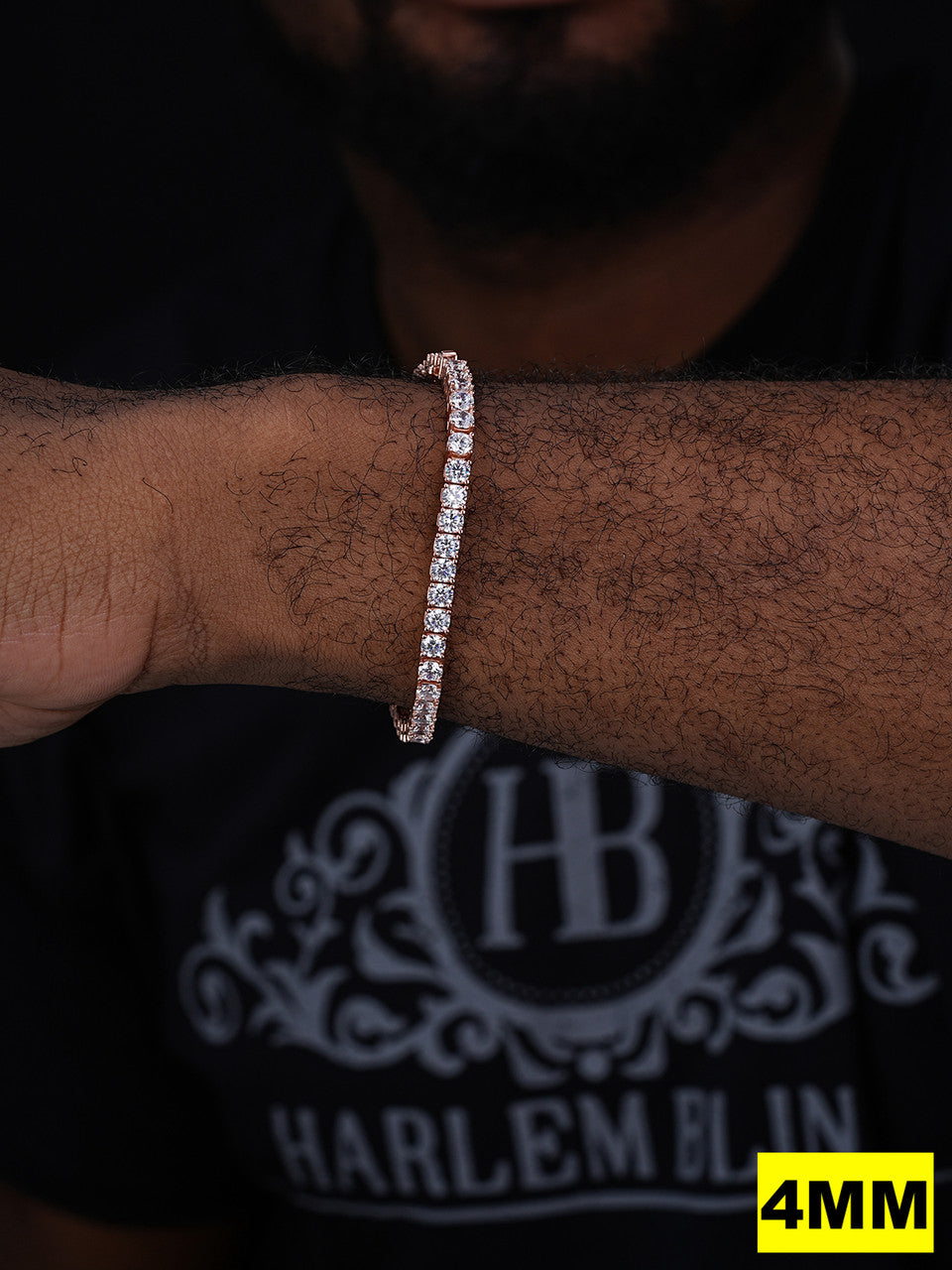 MOISSANITE #1 BESTSELLER Tennis Bracelet Iced Out - 14k Gold Vermeil, Rose Gold Vermeil Or 925 Silver - 3mm-7mm - 6-9"