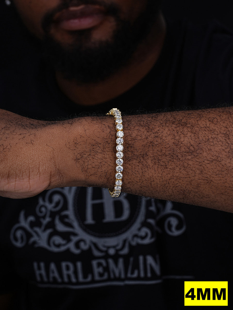 MOISSANITE #1 BESTSELLER Tennis Bracelet Iced Out - 14k Gold Vermeil, Rose Gold Vermeil Or 925 Silver - 3mm-7mm - 6-9"