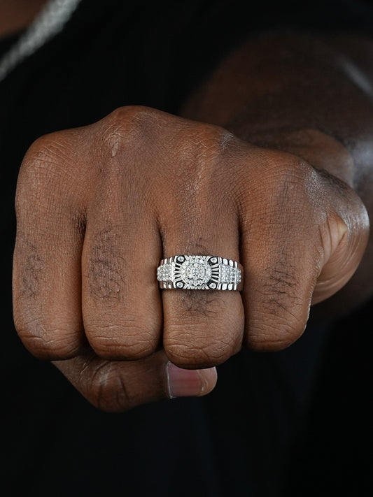 MOISSANITE Diamond Tester Challenge Star Ring - 925 Silver