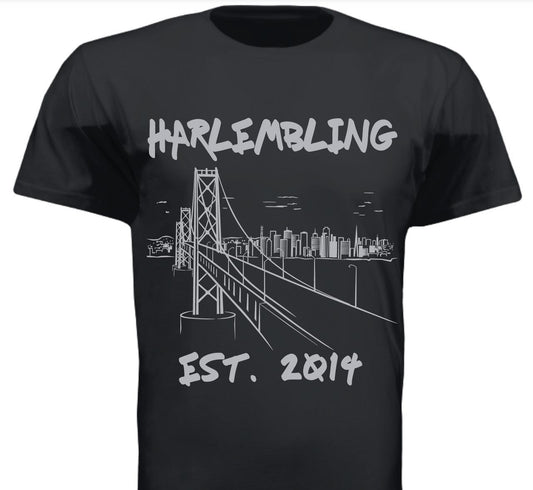 HarlemBling 10 Year Anniversary Limited Edition HARLEMBLING T-SHIRT - Ships May 15th