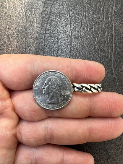 HarlemBling 6mm Miami Cuban Wedding Band Ring - Real Solid 925 Sterling Silver - Mens Ladies