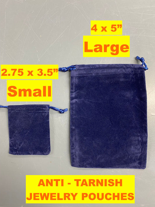 HarlemBling Anti Tarnish Intercept Jewelry Pouches