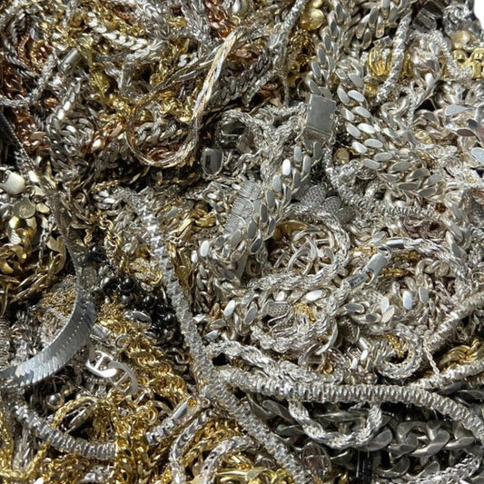 HarlemBling Italian 925 Sterling Silver Chains/Bracelets For Repair Or Scrap Melt
