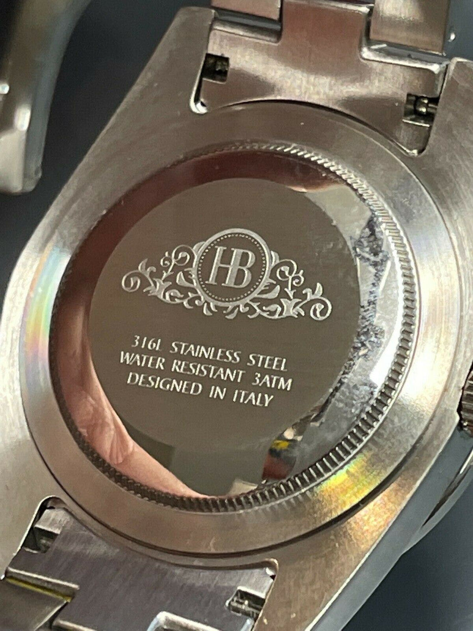 HarlemBling Mens Presidential Stainless Iced 3.3ct Moissanite Watch Pass Diamond Tester 41mm Blue Face