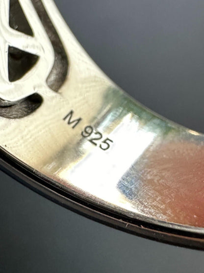 HarlemBling Men's Real Solid 925 Silver MOISSANITE Large 3D Rectangular Iced Hip Hop Ring