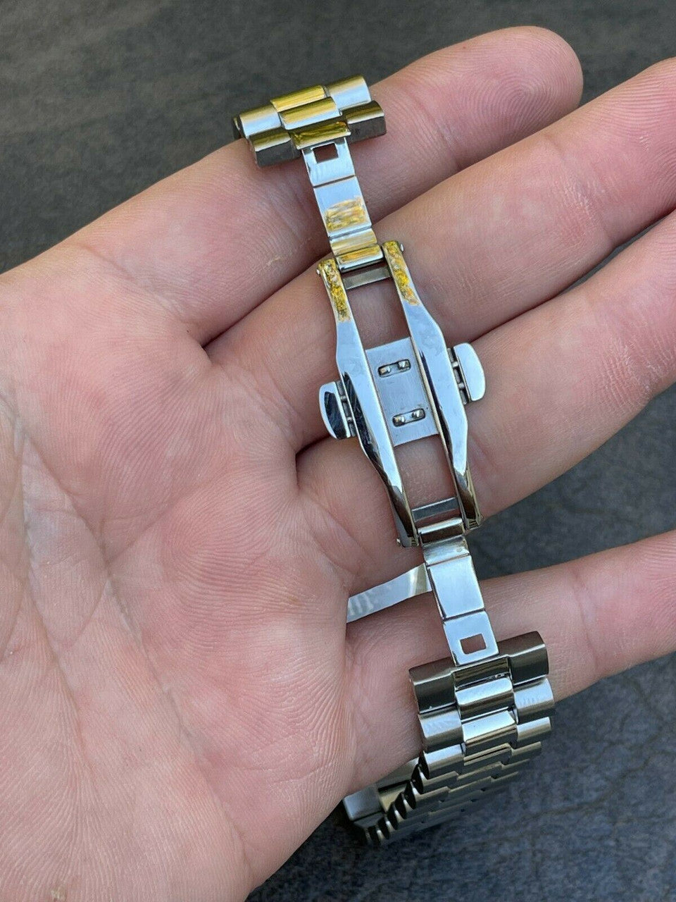 HarlemBling Mens Real Stainless Iced 3.3ct Moissanite Watch Pass Diamond Tester 41mm Pearl