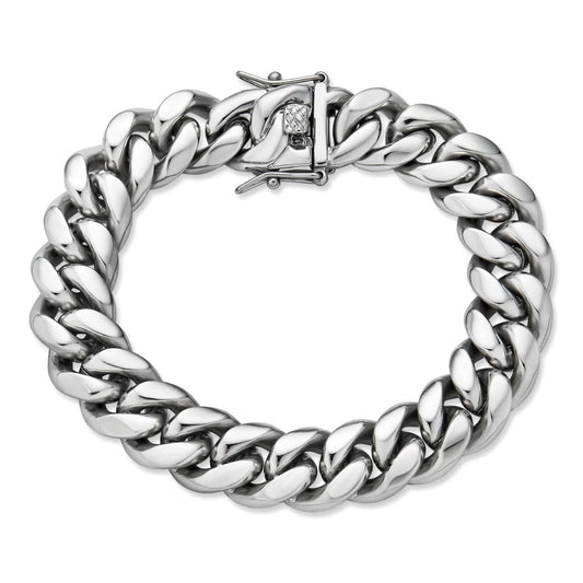 HarlemBling Miami Cuban Link Bracelet - Stainless Steel - 6"-10" - 4mm-18mm