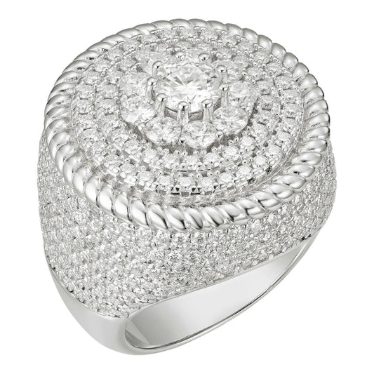 HarlemBling Moissanite Exclusive Bentley Ring - 925 Silver