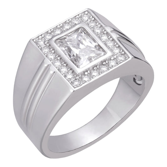 Moissanite Icy Swag Baguette Cut Ring -  925 Silver