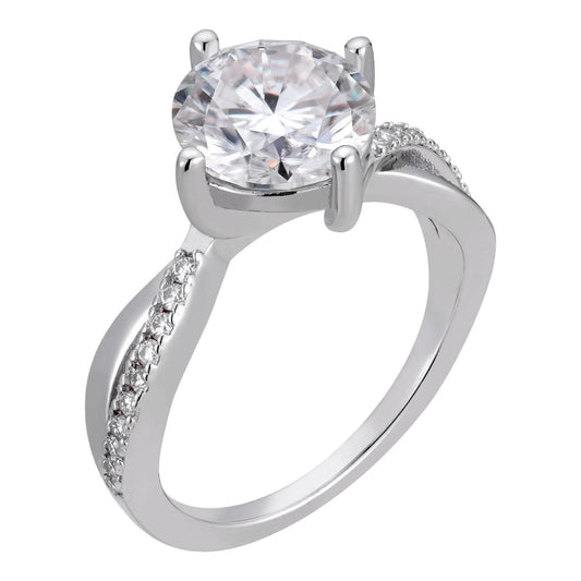 HarlemBling MOISSANITE Infinite Dreams Engagement Ring - 925 Silver - 1.3ct-4.3ct TW