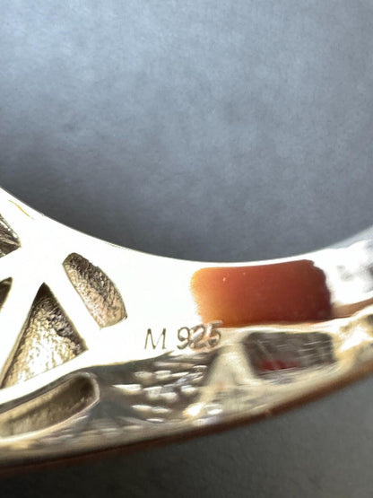 HarlemBling MOISSANITE Large Royal Crown Iced Out Ring - 925 Silver