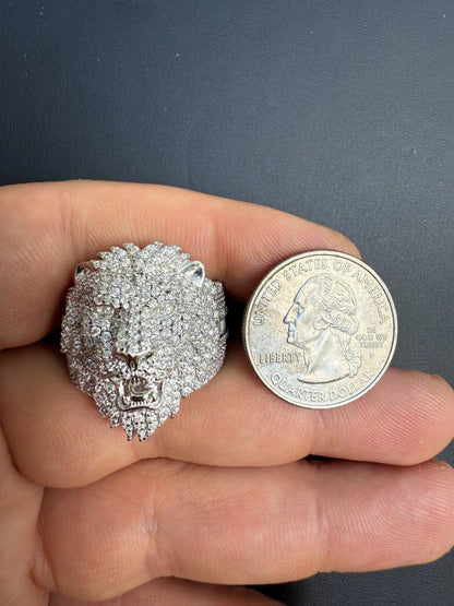 HarlemBling MOISSANITE Lion Hip Hop Ring - 925 Silver