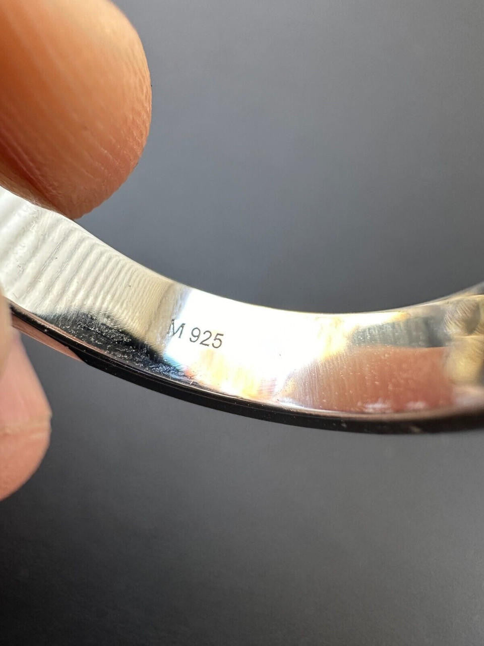 HarlemBling Moissanite "Screw" Eternity Band Wedding Love Ring Real Iced 925 Silver 5mm