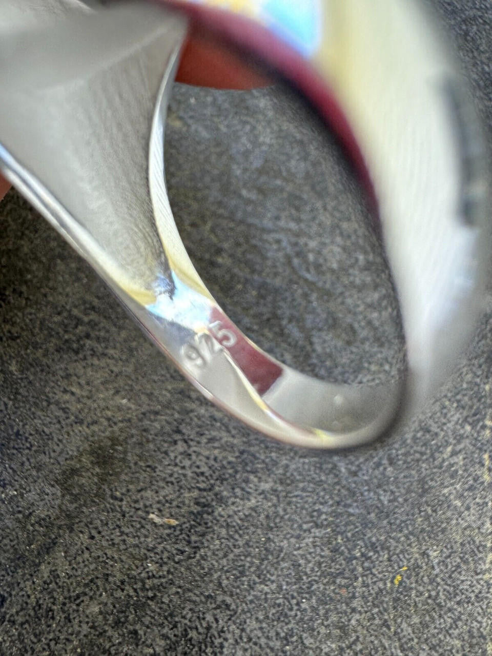 HarlemBling Natural Blue Turquoise Round Gemstone Mens Real Solid 925 Silver Plain Ring