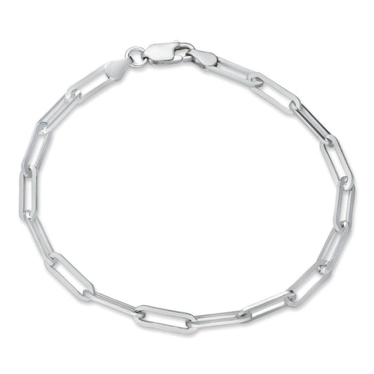 HarlemBling Paperclip Bracelet - 925 Sterling Silver - 6"-8" - 2.5mm-4mm
