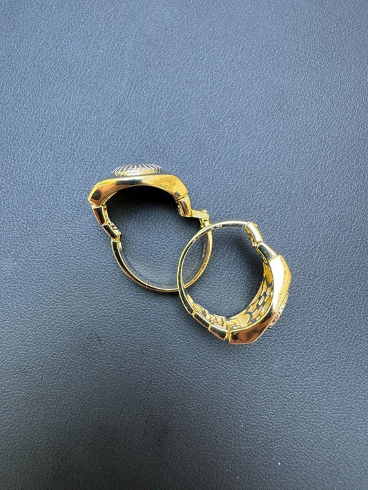 HarlemBling Presidential Watch Star Ring - CZ Stones -  14k Gold Vermeil 925 Silver