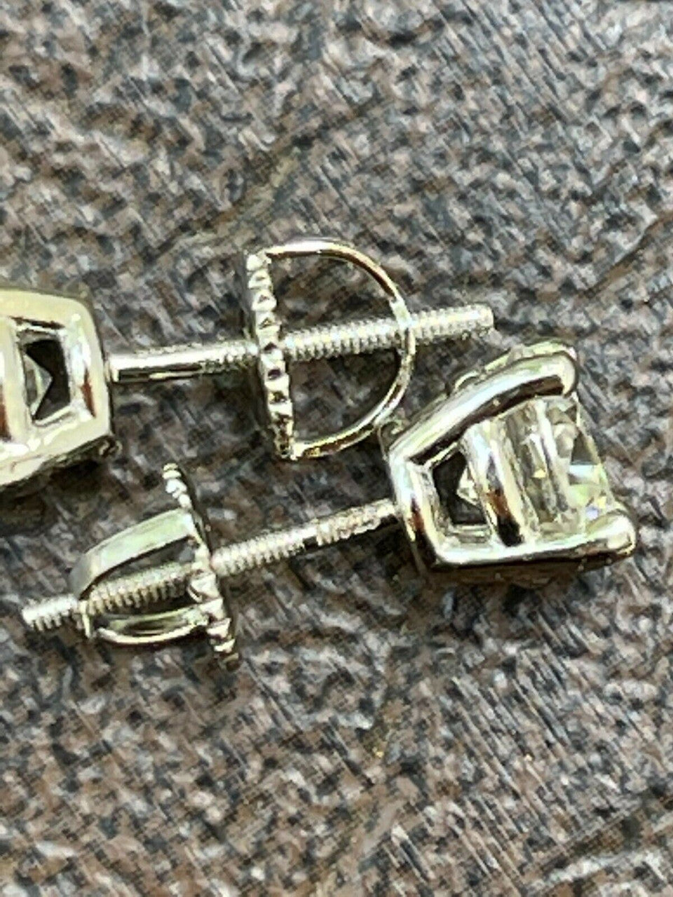 HarlemBling Real Moissanite Stud Earrings, Mens and Ladies, All Sizes 0.2-2ct