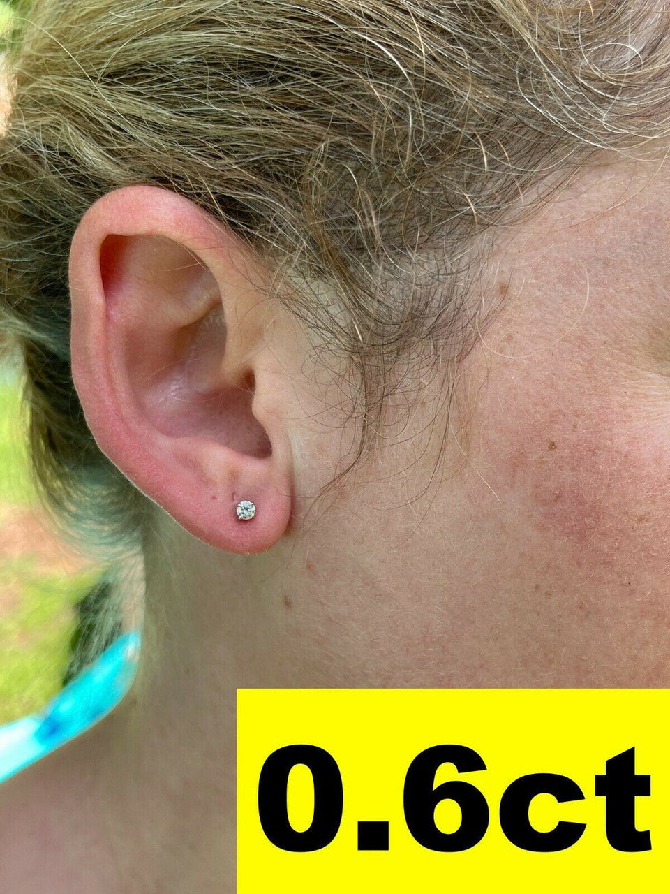 HarlemBling Real Moissanite Stud Earrings, Mens and Ladies, All Sizes 0.2-2ct
