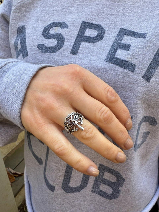 HarlemBling Tree Of Life Ring - 925 Silver - Plain