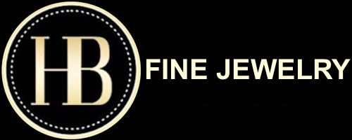 HB Fine Jewelry logo on a black background