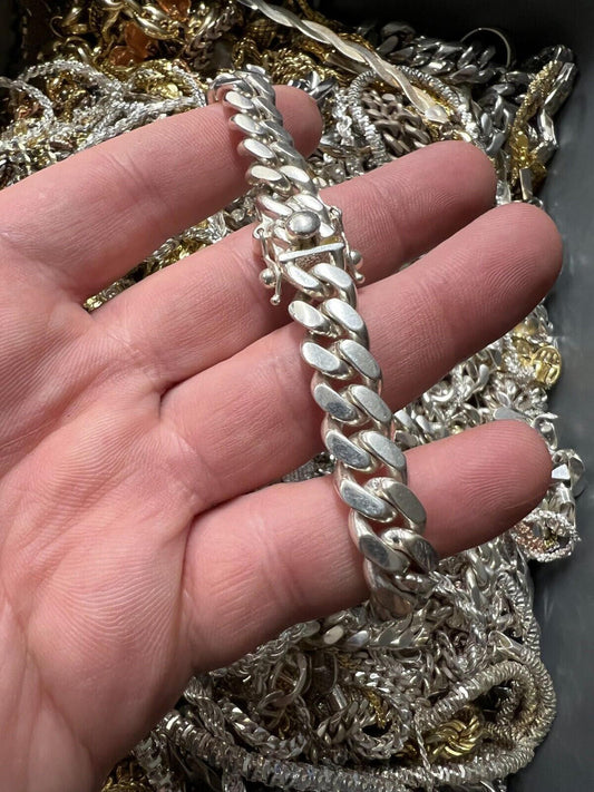 Italiano Silver, Inc. Italian 925 Sterling Silver Chains/Bracelets For Repair Repolish Scrap Melt