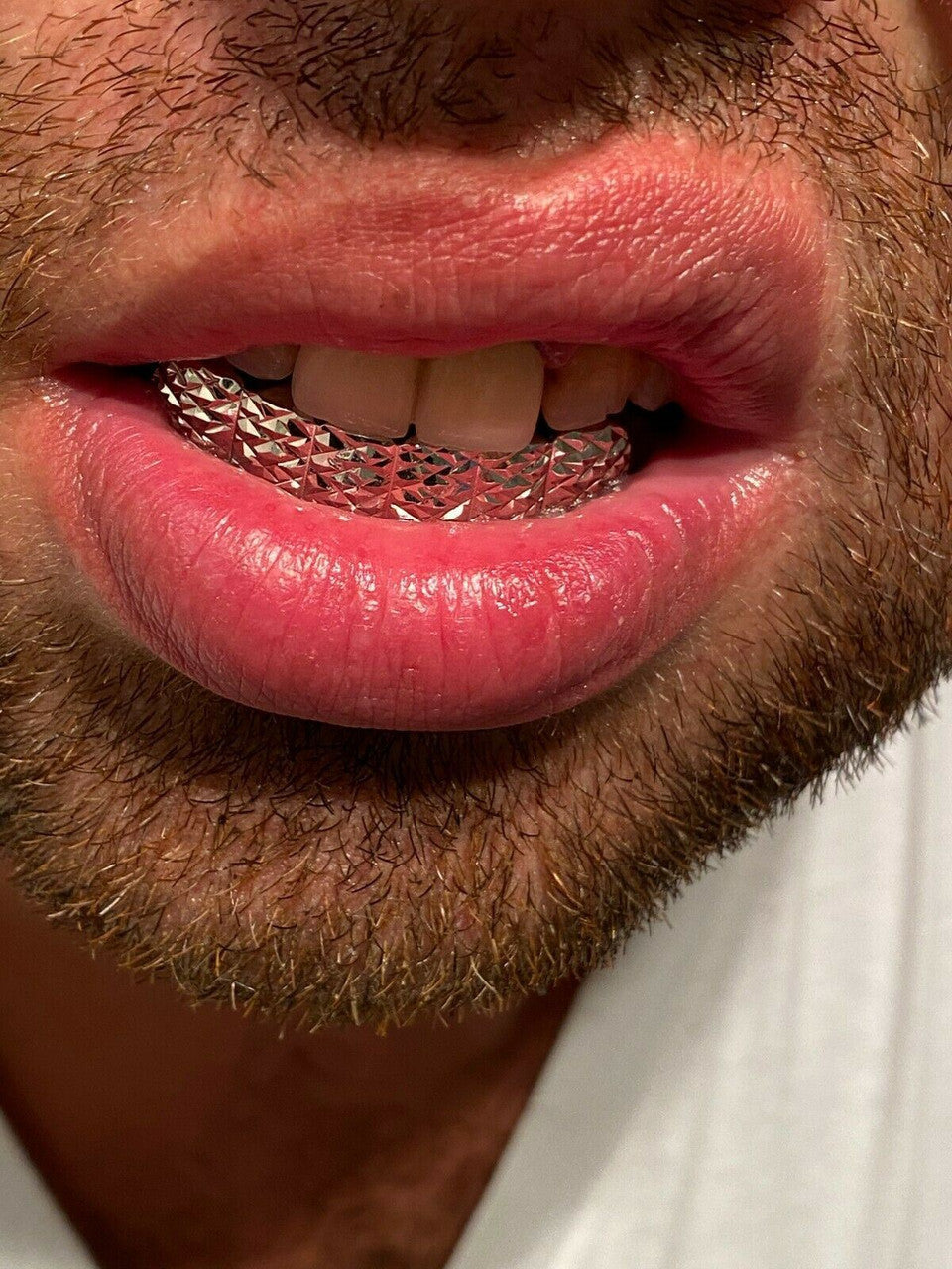 REAL Solid 925 Sterling Silver Diamond Cut Grillz Teeth Fronts Slugs Top Bottom